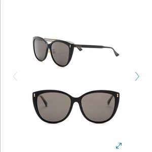 [Gucci] 58mm Rounded Cat Eye Sunglasses